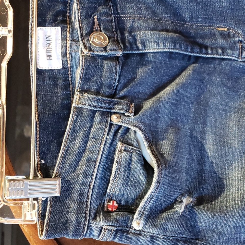 Hudson 29 woman jeans Blair high rise straight crop - Picture 3 of 16